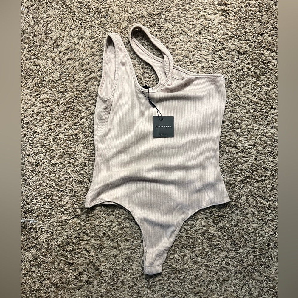 JLUXLABLE TAUPE JEDIAH KEYHOLE BODYSUIT